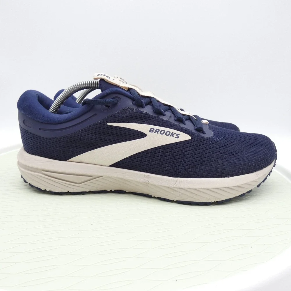 Brooks Revel 7 1104351D495 Mens 10.5 D Running Shoes Peacoat Blueprint Sneakers